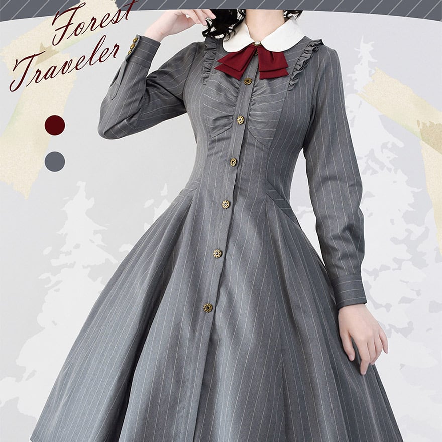 ろりーた ファッション WithU ゴスロリ ワンピース