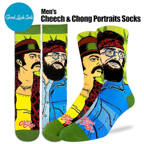 Good Luck Sock『Cheech & Chong Portraits Socks』 (Men's)