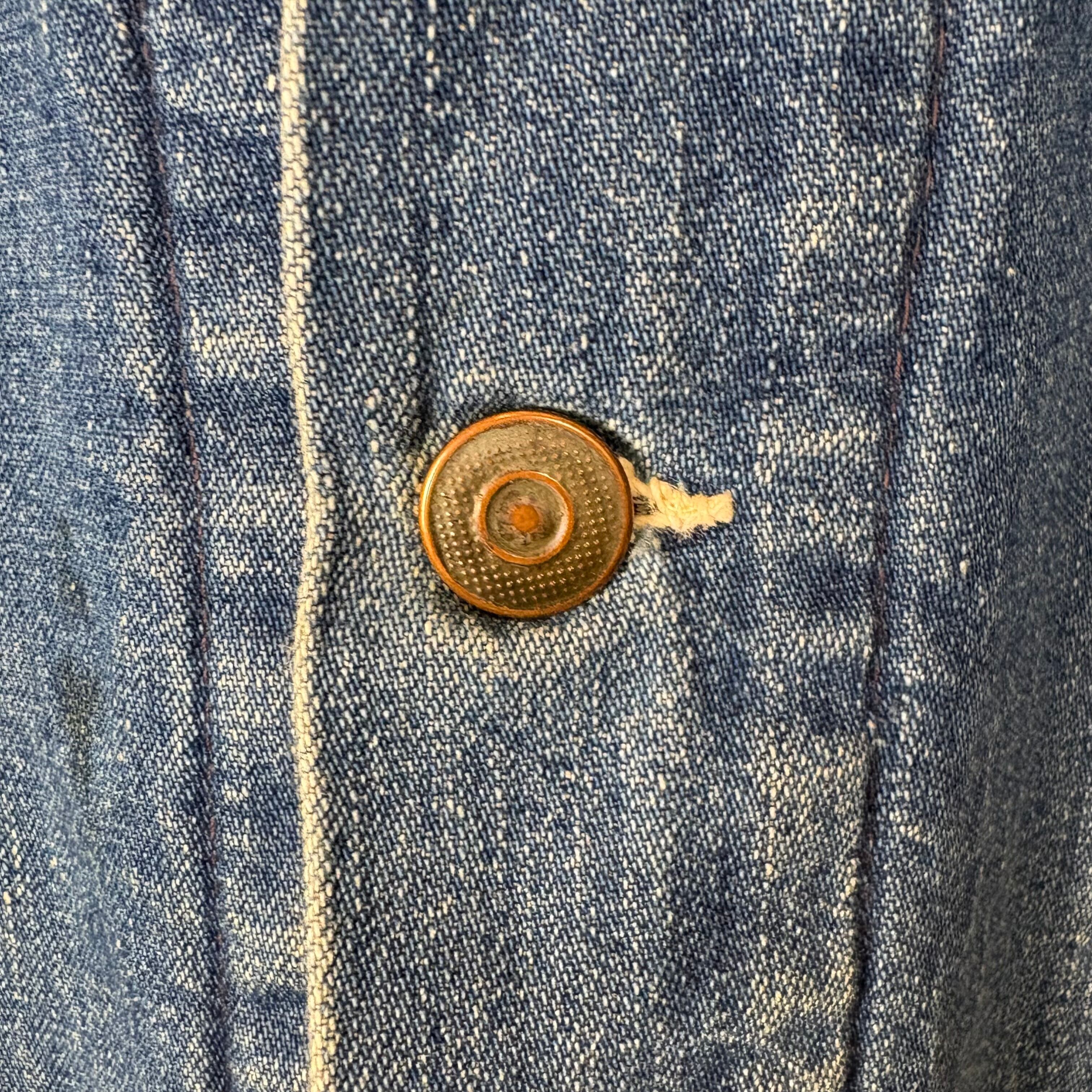 70s Sears シアーズ ブランケット付き デニム カバーオール サイズ 42