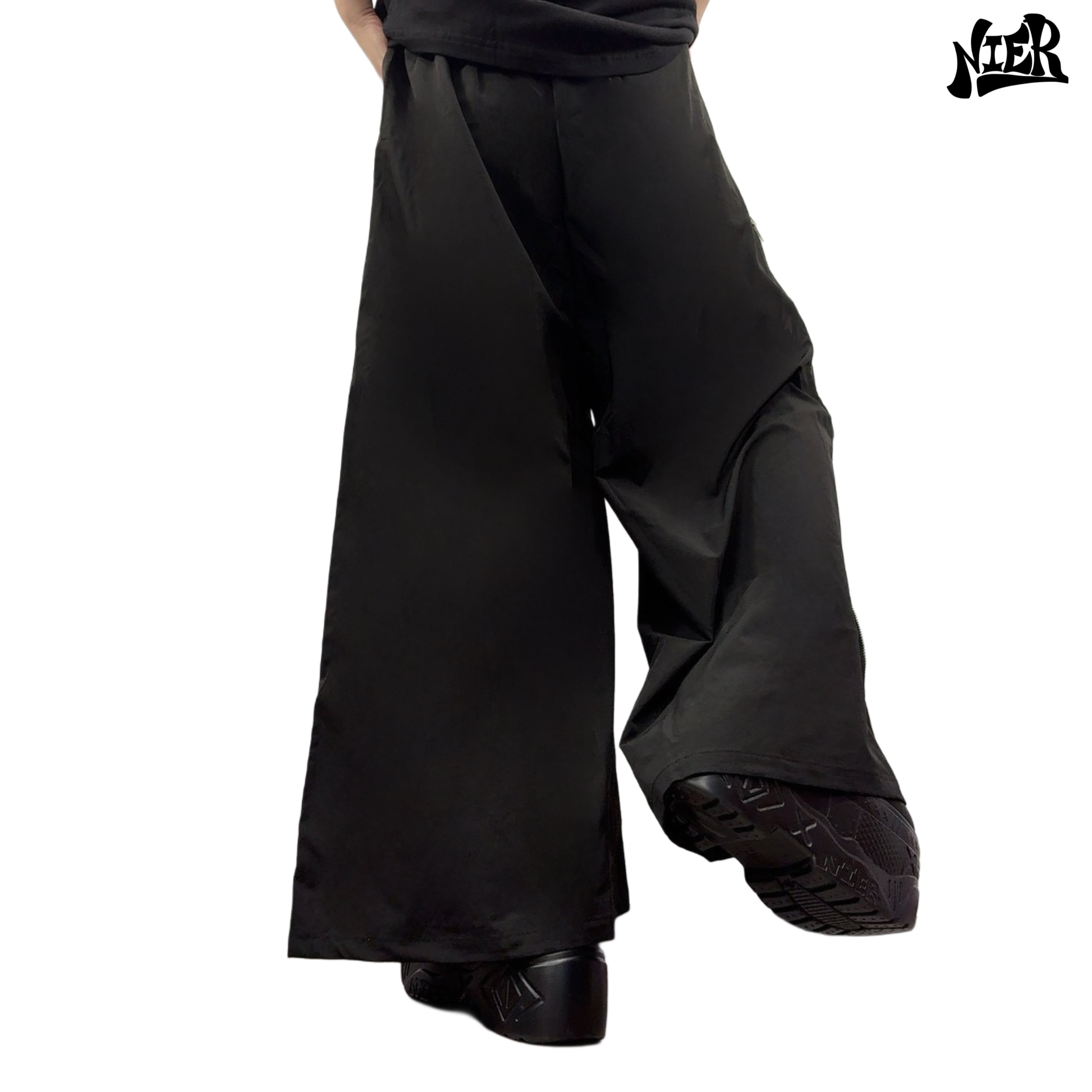 2WAY WIDE PANTS【DARKNESS RED ROSE】 | NIER CLOTHING