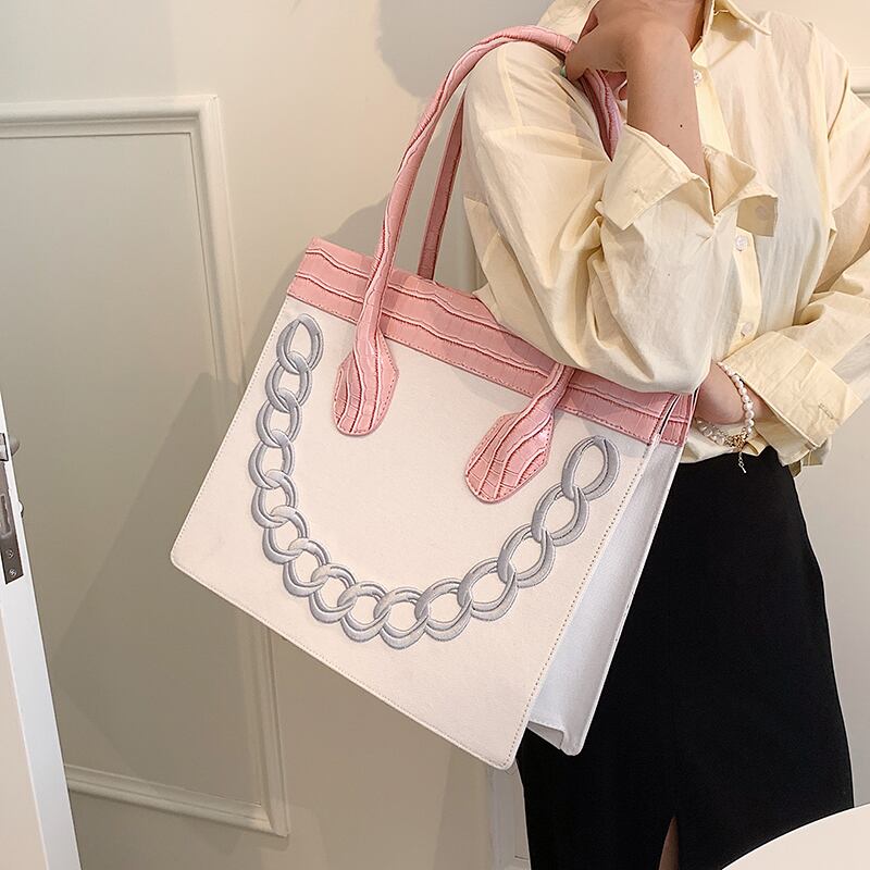 サマー 夏物 トートバッグ ハンドバッグ 手作りハンドバック75375804496