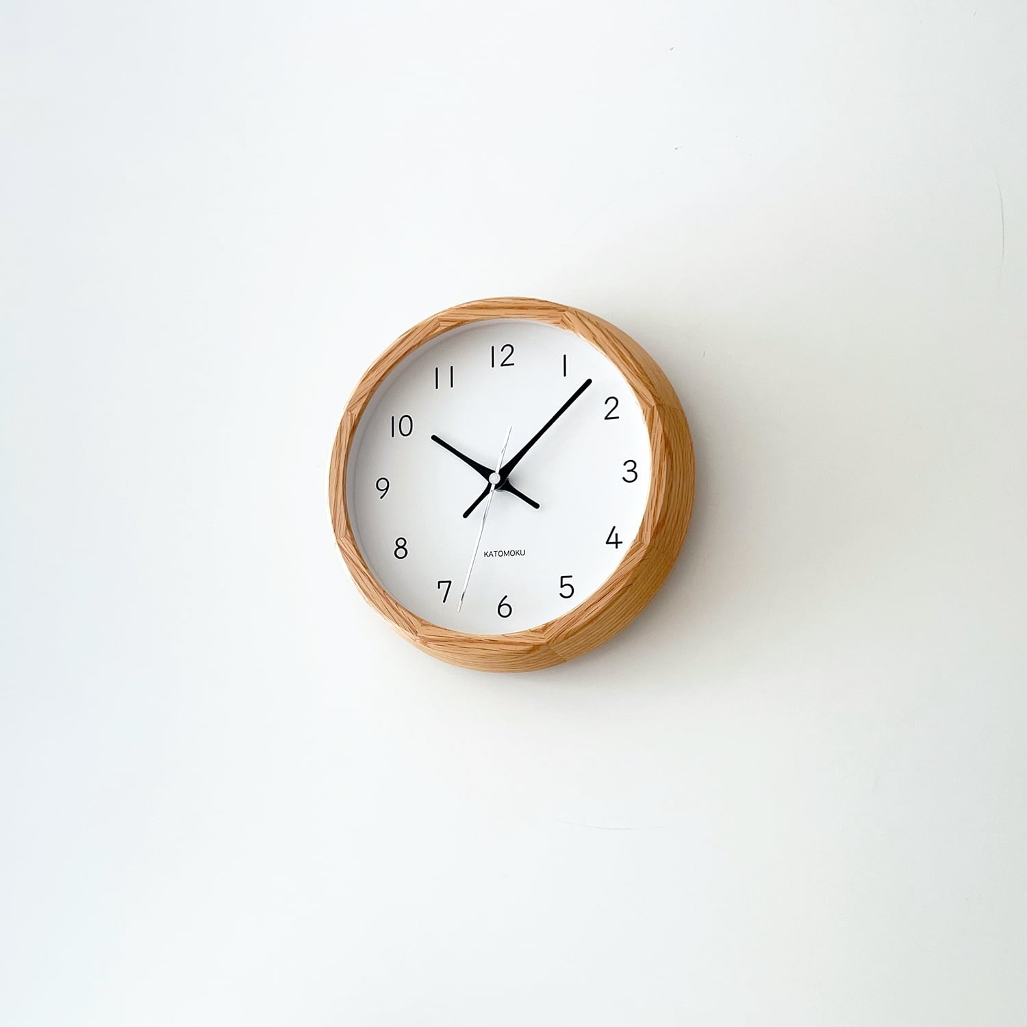KATOMOKU muku clock 13 オーク km-130OA 掛け時計 | 加藤木工株式会社