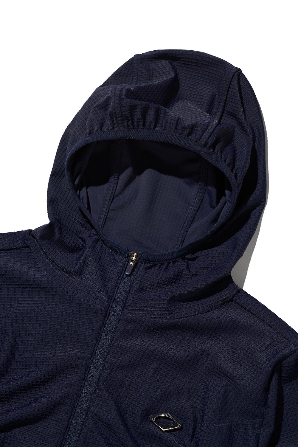 MSCHF] HOODED WAFFLE ZIP-UP_NAVY ミスチーフ 正規品 韓国ブランド
