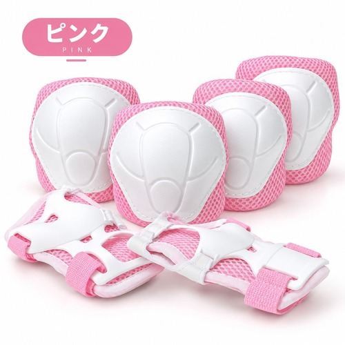 子供用 プロテクター 6点セット キッズ 膝 肘 手首 自転車 スケボー ローラースケート 商品画像9
