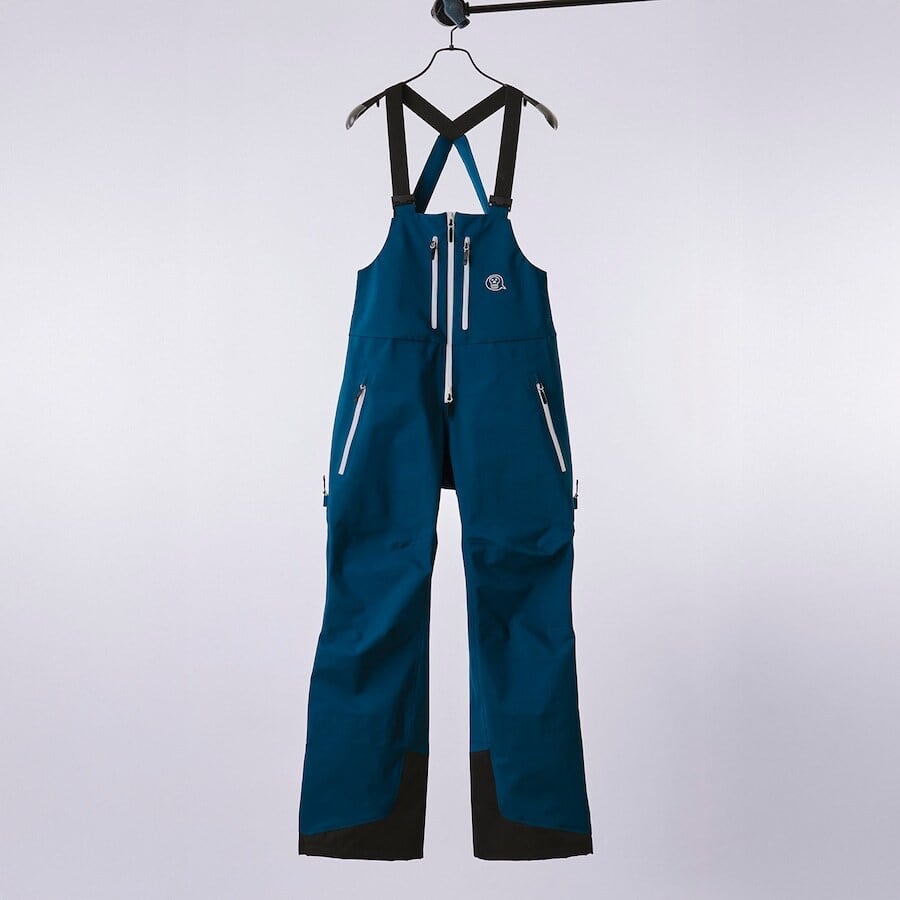 UNFUDGE 『 SMOKE BIB PANTS - DARKNAVY 』 26/27 アンファッジ