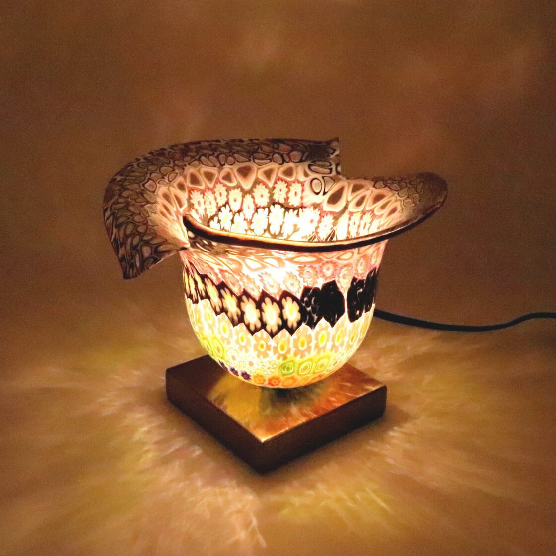 ベネチアングラステーブルランプ 034-murina-inpiera-cut-A | Pay ID 