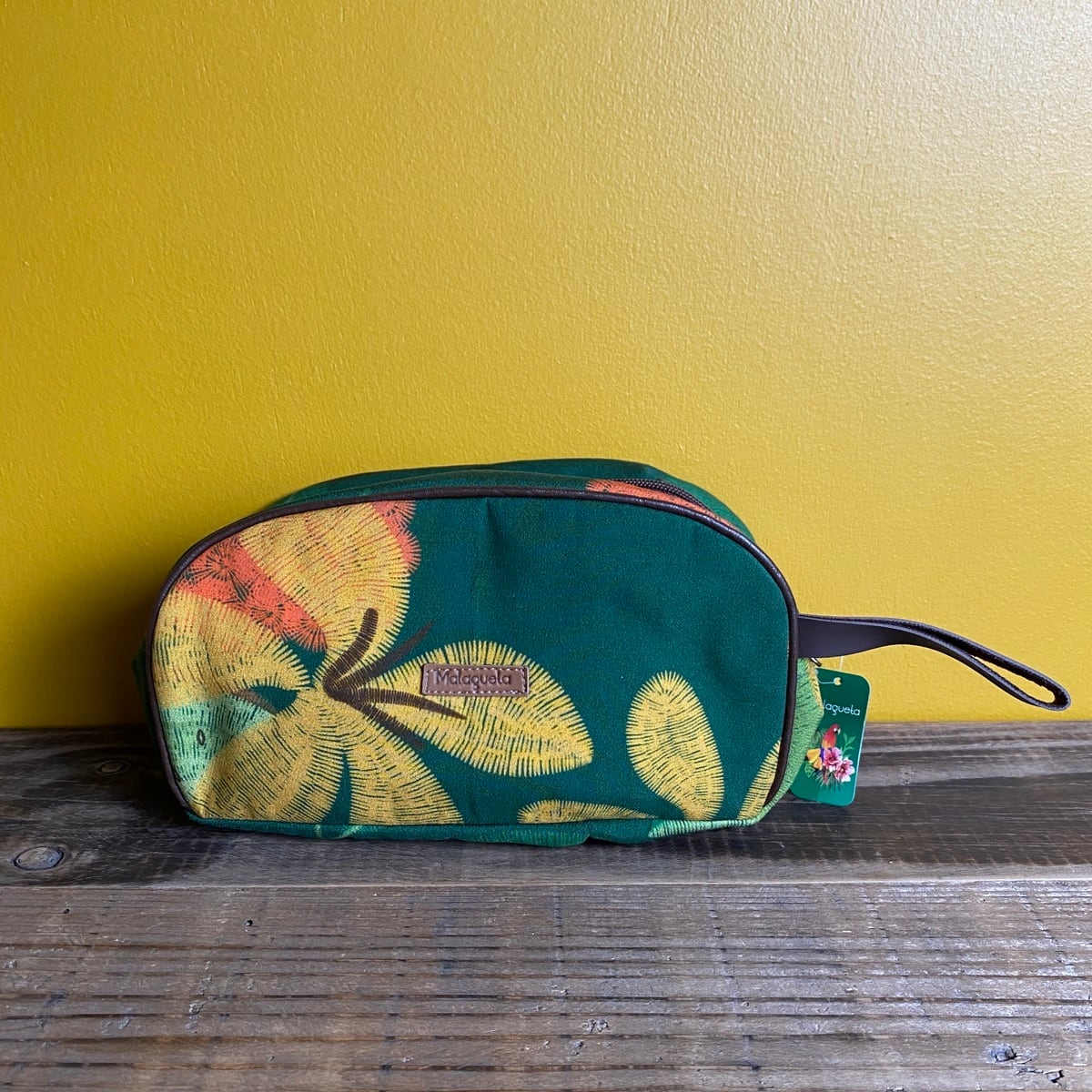 【MALAGUETA マラゲッタ】BOXポーチ小 グリーン