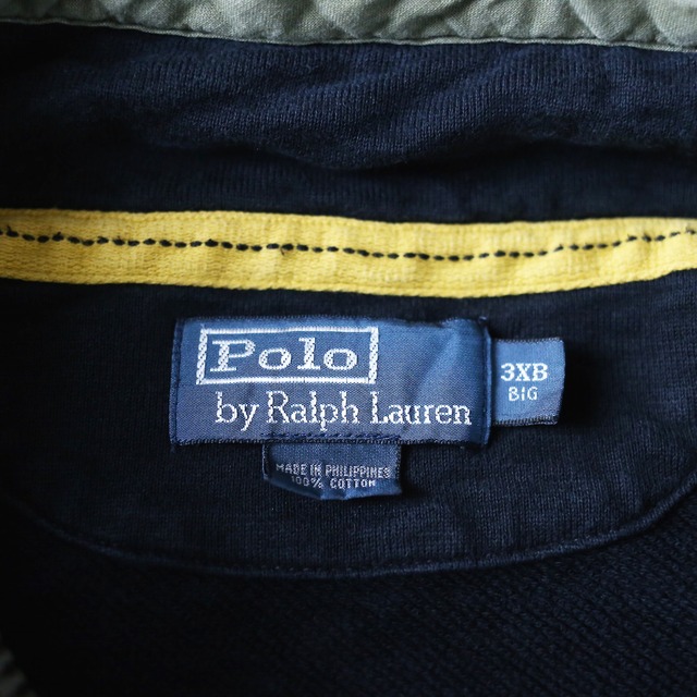 "Polo by Ralph Lauren" XXXB super over silhouette half-zip pullover