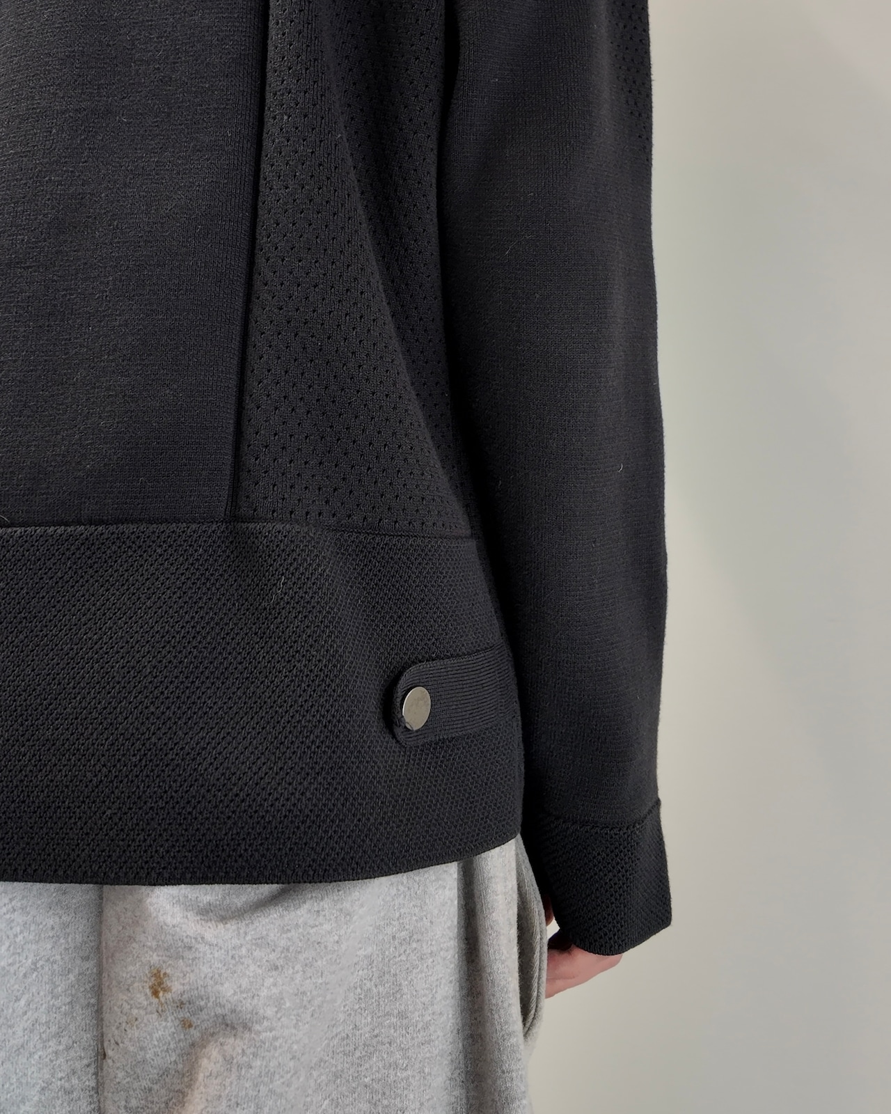 【5351 pour les hommes】curve pattern zip up blouson