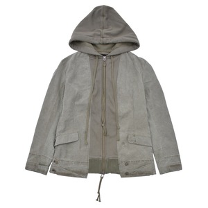 【GREG LAUREN】TENT HOODIE FRONT OLLIE (KHAKI)