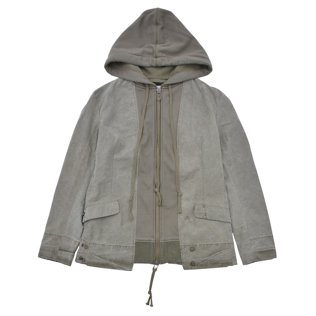 【GREG LAUREN】TENT HOODIE FRONT OLLIE (KHAKI)