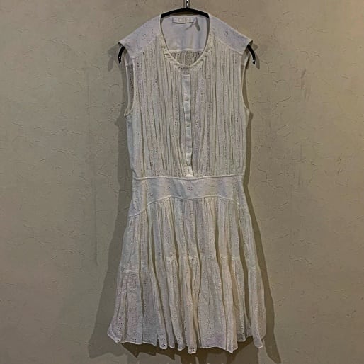 Chloe クロエ ワンピース ホワイト系 38 代官山k9 ブランド古着brooch Chloe クロエ ワンピース ホワイト系 38 代官山k9 ブランド古着brooch