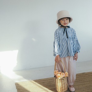 （即納）amis.select / ribbon stripe shirt