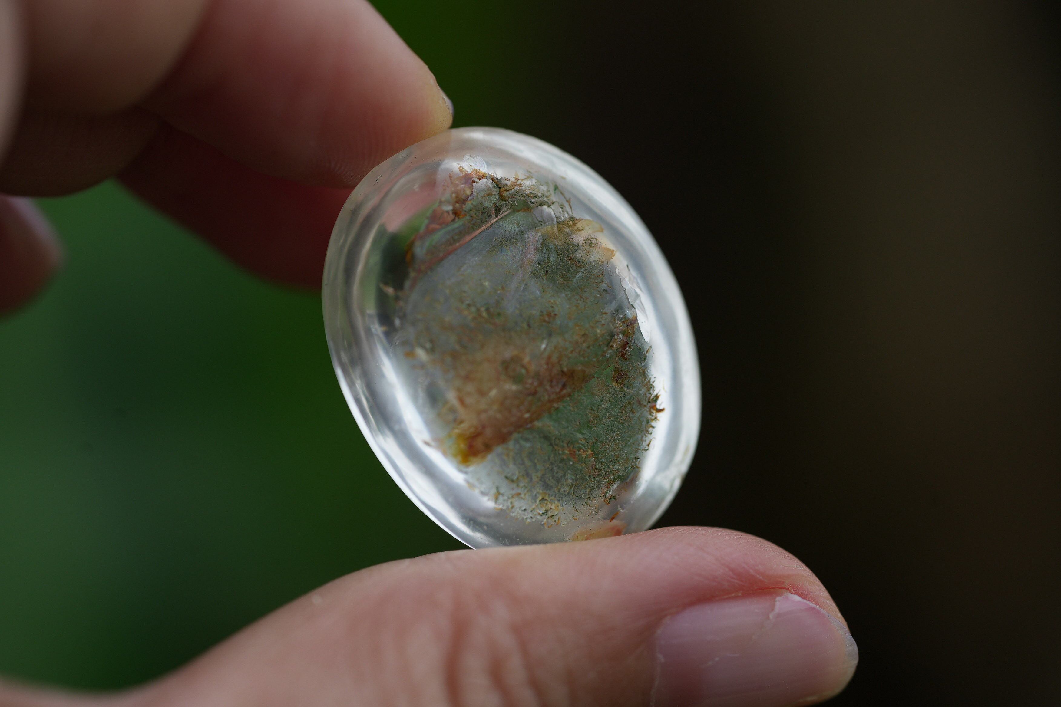 鏡のシラー☆ガーデンクォーツ s1555 | Funky garuda Stone