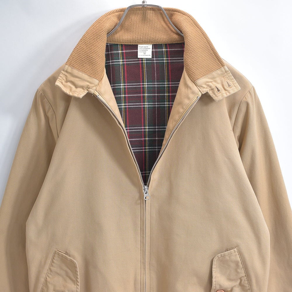 00s G9 Type ハリントンジャケット スイングトップ ドッグイヤーカラー G9タイプ ブルゾン ベージュ ヴィンテージ ビンテージ 古着 メンズXS~S相当