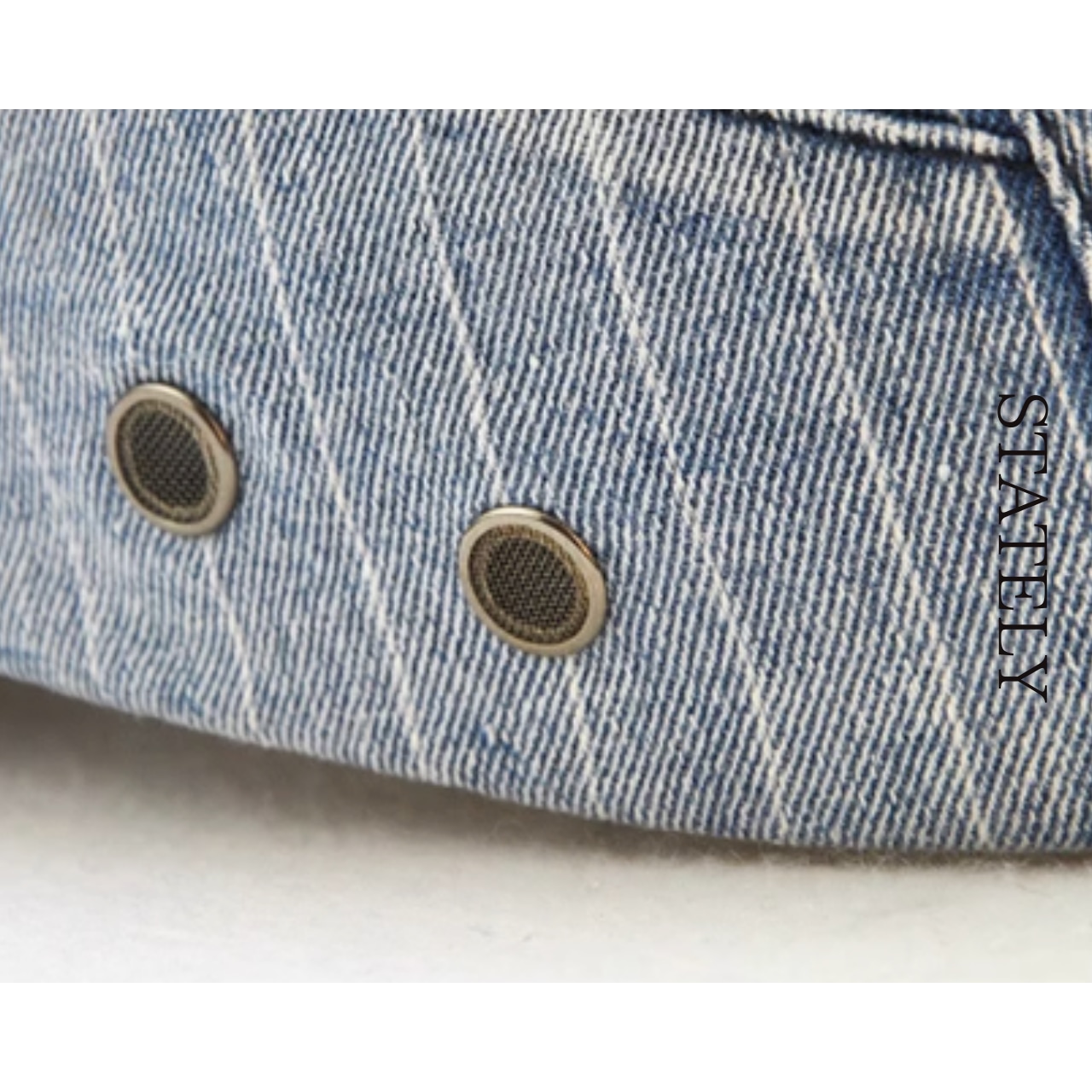 ヒッコリーデニム ロゴハンチング/5color_A02・画像17