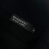 カシミヤ 羊毛 混 BURBERRY BLACK LABEL バーバリー ブラックレーベル タートルネック 長袖ニット 2/ブラック メンズ