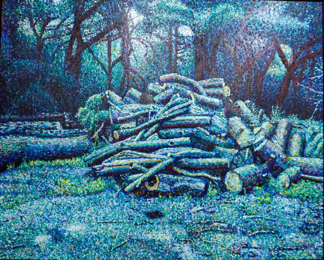 F100号絵画「青の森」 | Pay ID