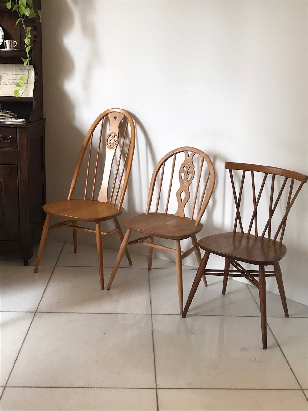 ERCOL NO.876 Swan Dining Chair スワンバックチェア | 北欧.Style＋1