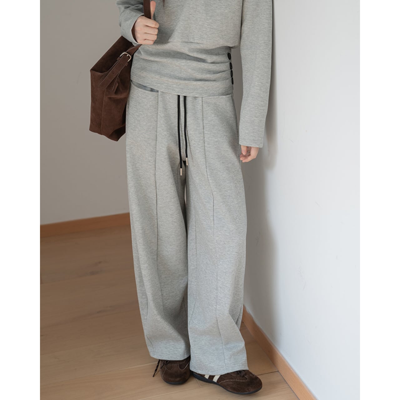 センターシームワイドスウェットパンツ PT3500