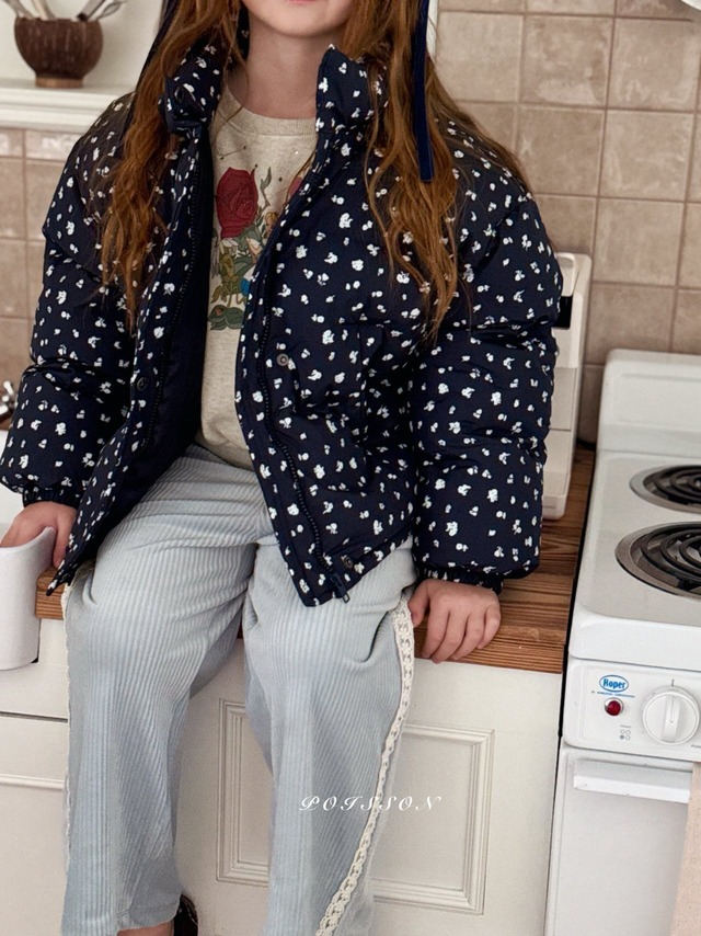 予約 Velvet lace pants [ poisson ]