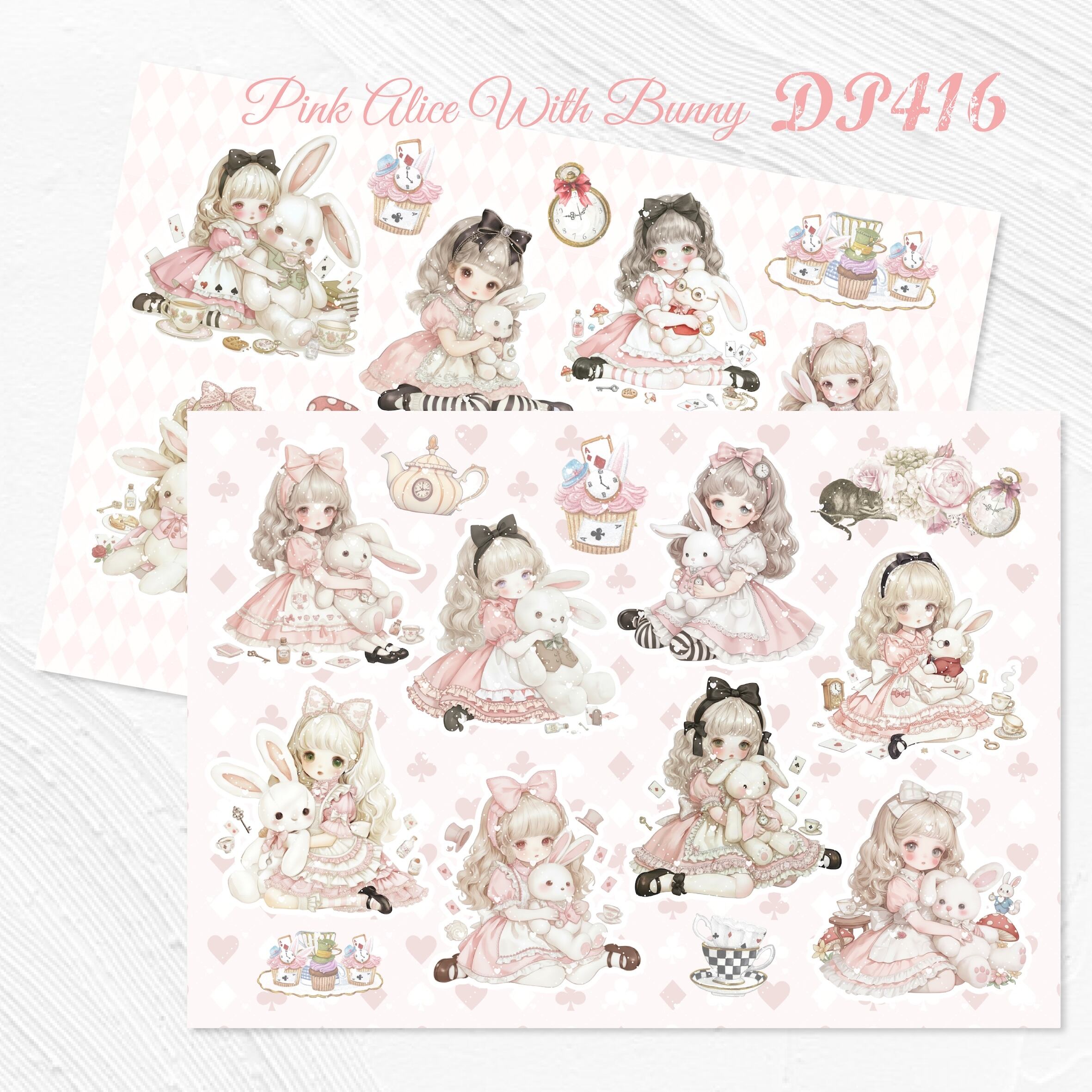 コラージュ素材 TeaTime 紙モノ おすそ分け/CP11 | indigo & olive☆