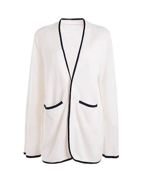 バイカラーニットジャケットカーディガン 2color A0523