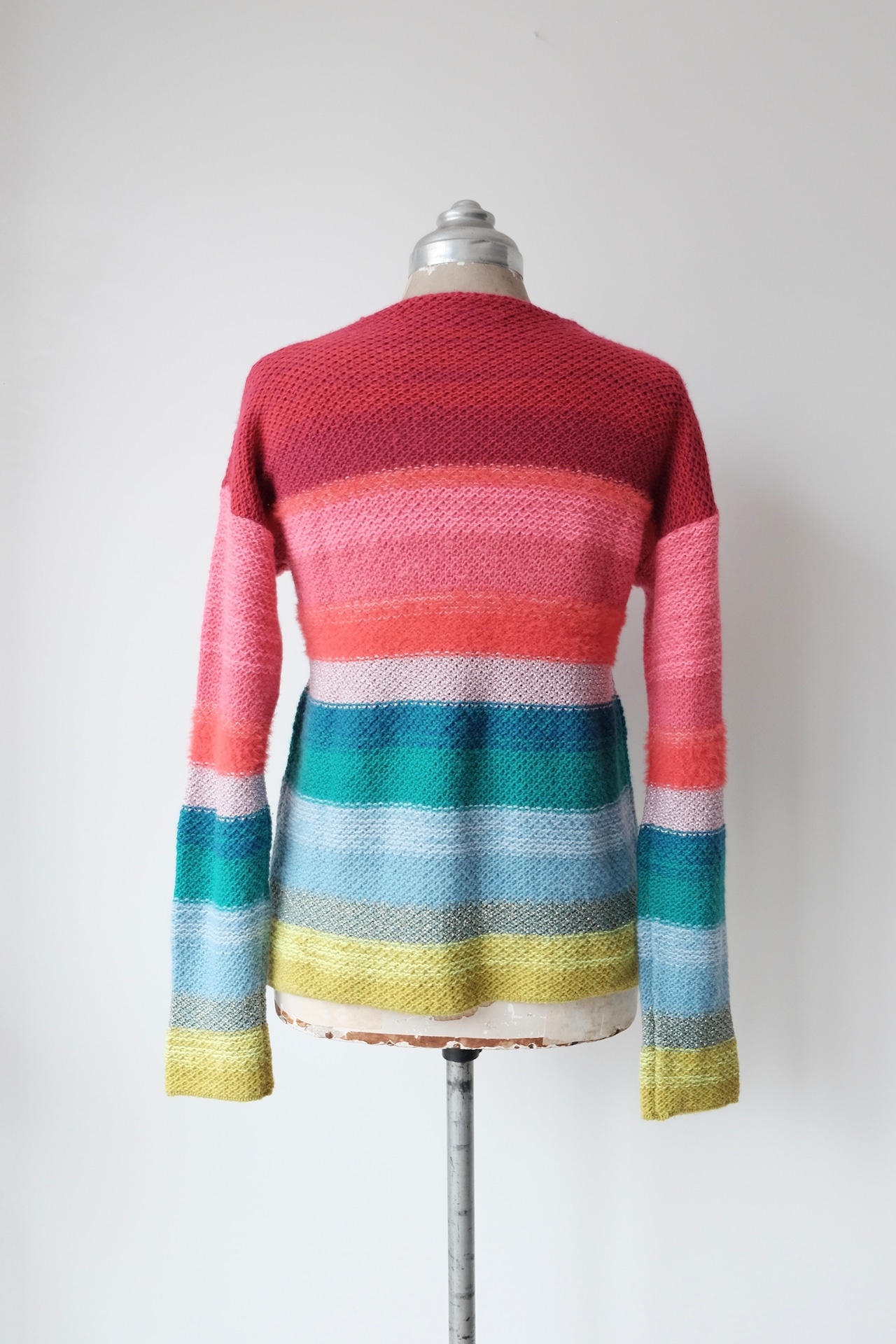 Candy stripe light-weight sweater