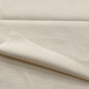 ★TB706◆2m◆綿ポリエステル混弱毛羽立ちツイード生地◆アイボリー