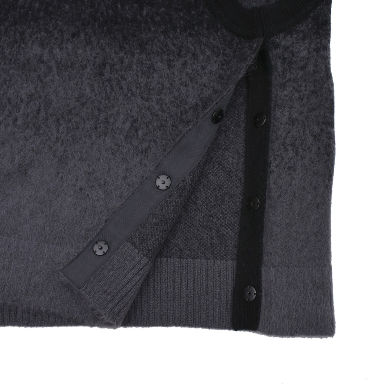 【JUUNJ】Mohair Gradation Knit Vest - 6