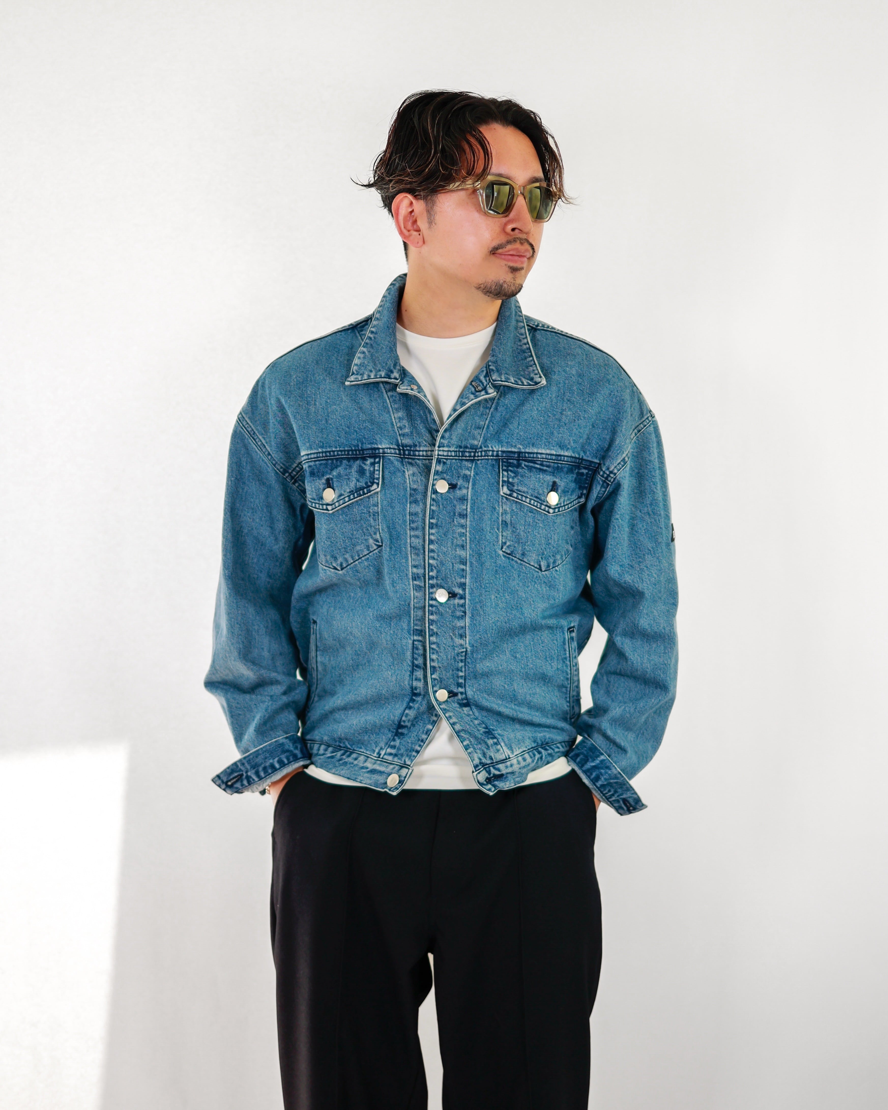 KV-571】Okayama Denim Vintage Over Jacket【岡山デニム】【送料無料