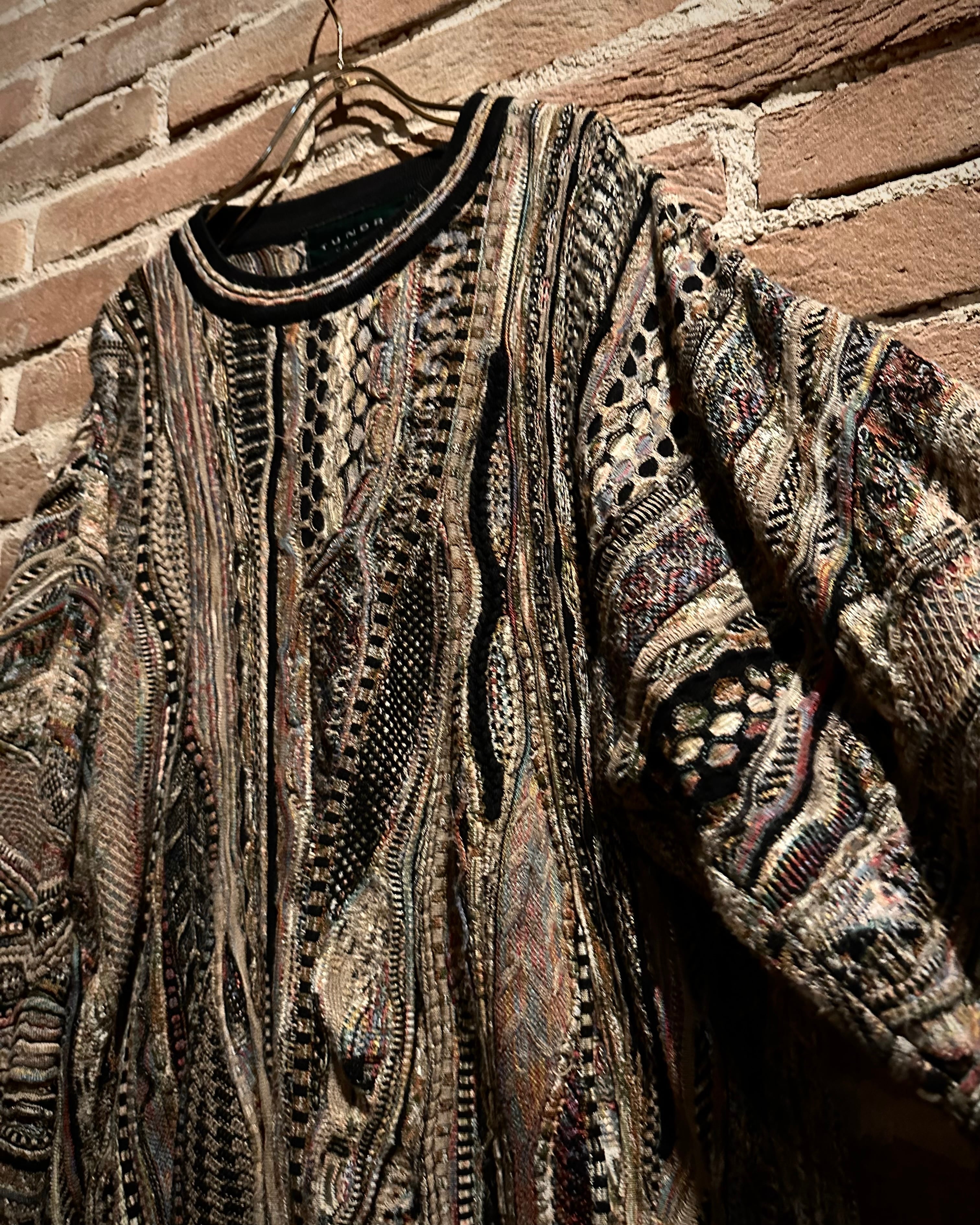 Caka act3】“TUNDRA” Multiple Color Vintage Loose 3D Knit | Caka