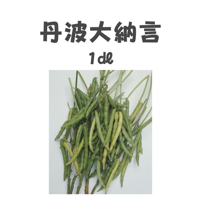 丹波大納言　小豆種子・1dl