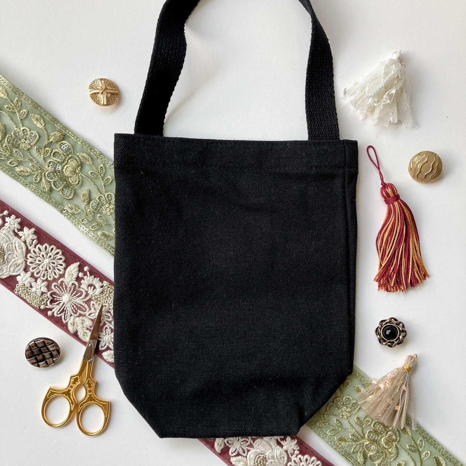 無地ワンハンドルミニバッグ ※セール対象外