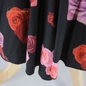 社交ダンス 衣装 スタンダード スカート レッスンウェア Leirena レイリーナ ブラック系 レッド系 ピンク系 薔薇 バラ 花柄 練習着 派手 ロングスカート フレアスカート 大人用 ダンス用 ゆったり 伸縮性 おしゃれ トレーニング用 パーティー コスチューム フェミニン ダンスウェア 舞台衣装 おすすめ かわいい レディース