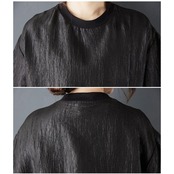 シワ加工 チャイナデザイン Tシャツ 30253