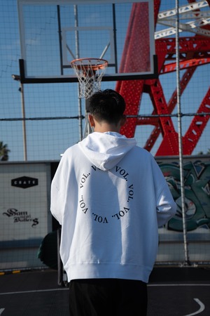 Circle hoodie / White
