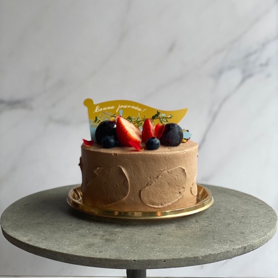 店舗お渡し予約 デコレーションケーキ 4号サイズ ショコラショートケーキタイプ 神戸chocolatrepublic Chocolat Republic