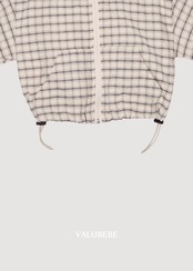 韓国子供服 / 26Autumn / 〖取寄〗valubebe / ハイチェック ジャンパー / ベビー服 / キッズ服 *6M~S*