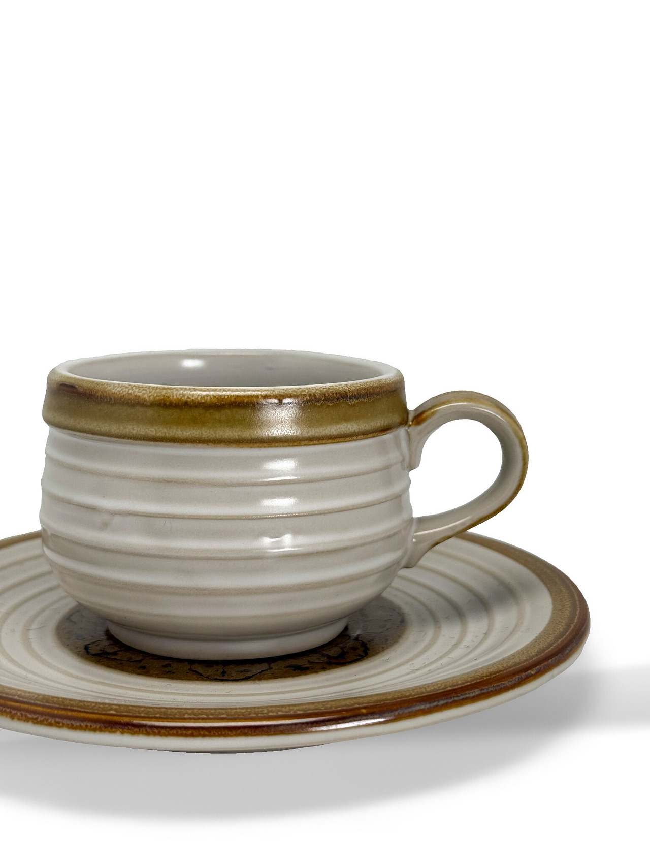 ヴィンテージ雑貨 1960年代 三郷陶器 ストーンウェア カップ＆ソーサー