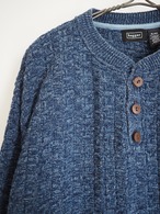 1990’s~ Hagger Cotton Henley Knit／XL