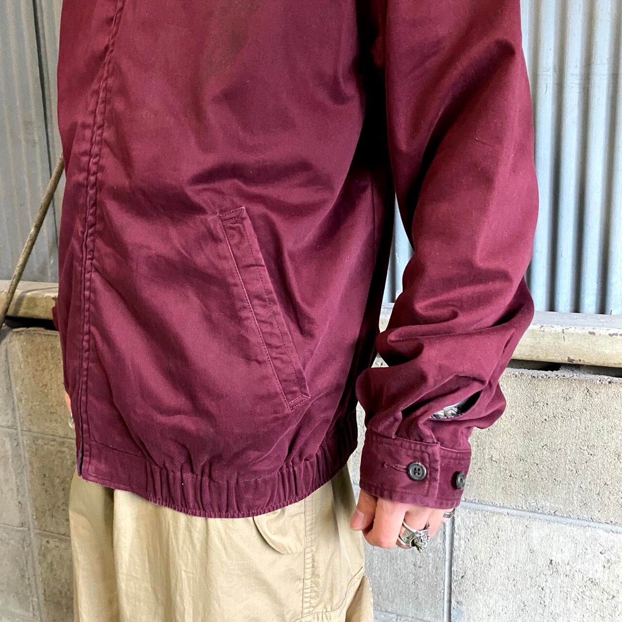 ポロバイラルフローレン スイングトップ メンズM 古着 Polo by Ralph 