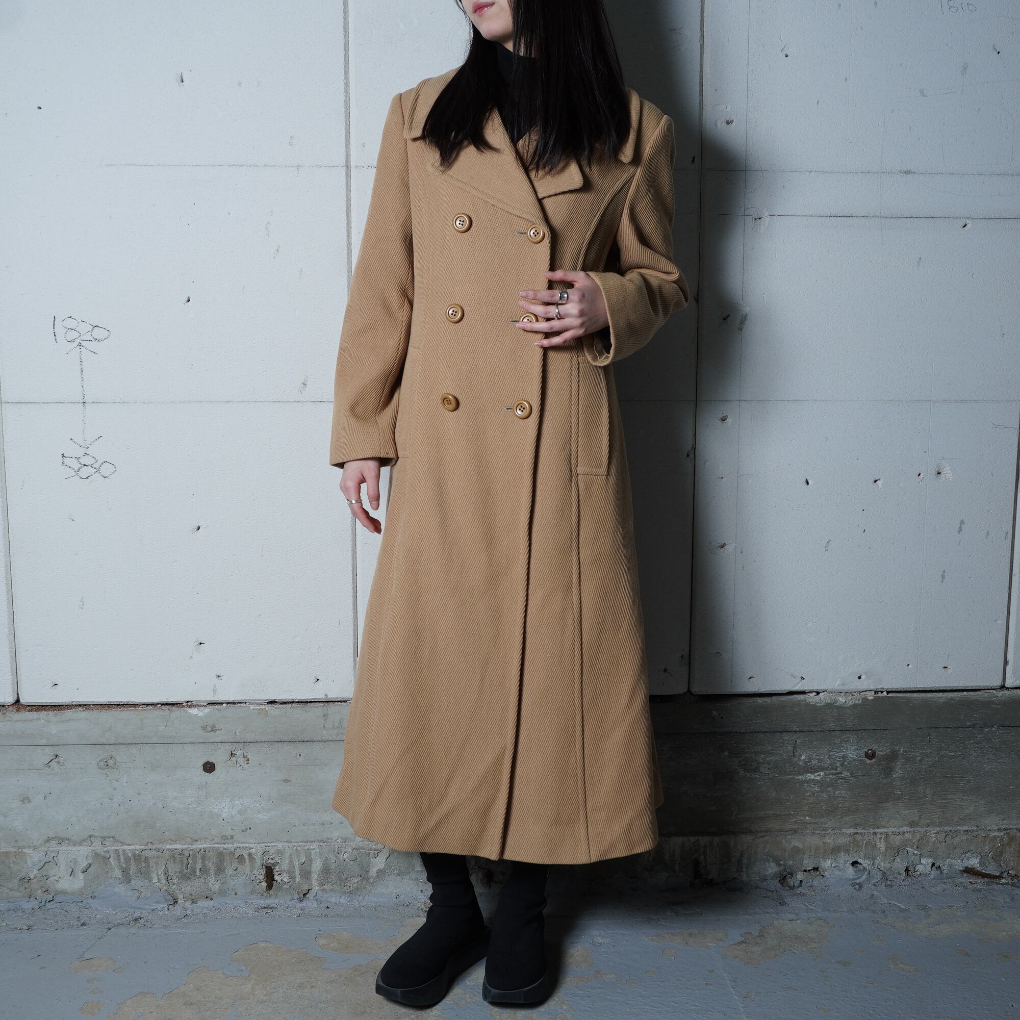 BALENCIAGA バレンシアガ コート ロングコート グレー 36