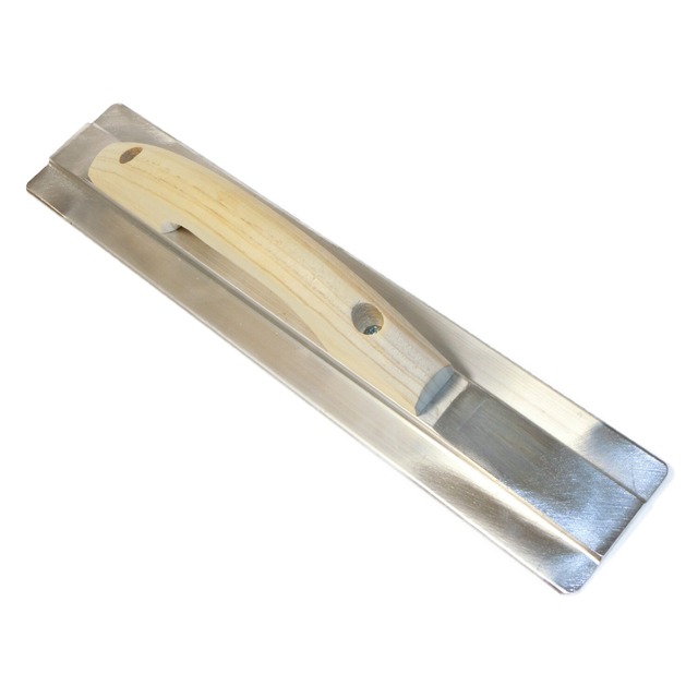 土間鏝 土間ゴテ マグ鏝 マグネシウムフロート クラフトツール ウッドグリップ 405mm x 83mm 無塗装