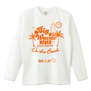 Big Wave ロングTシャツ ＜ホワイト＞