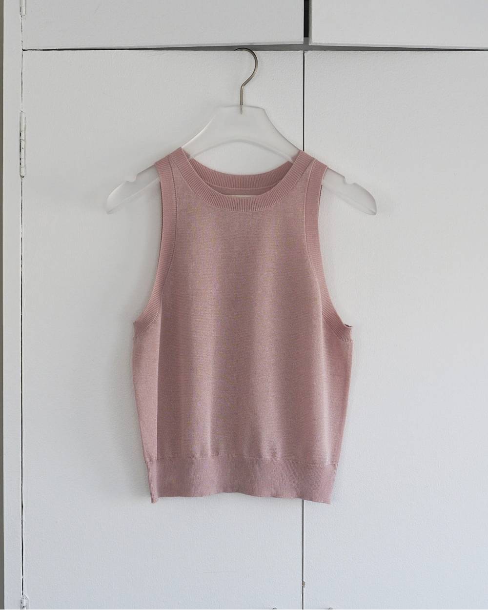 anuke(アンヌーク) Highgauge Sheer Tanktop | サウスオレンジ｜メンズ