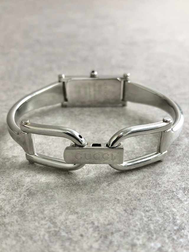 GUCCI グッチ 腕時計 シルバー 文字盤グレー ステンレススチール クォーツ 1500L vintage ヴィンテージ オールド mee865