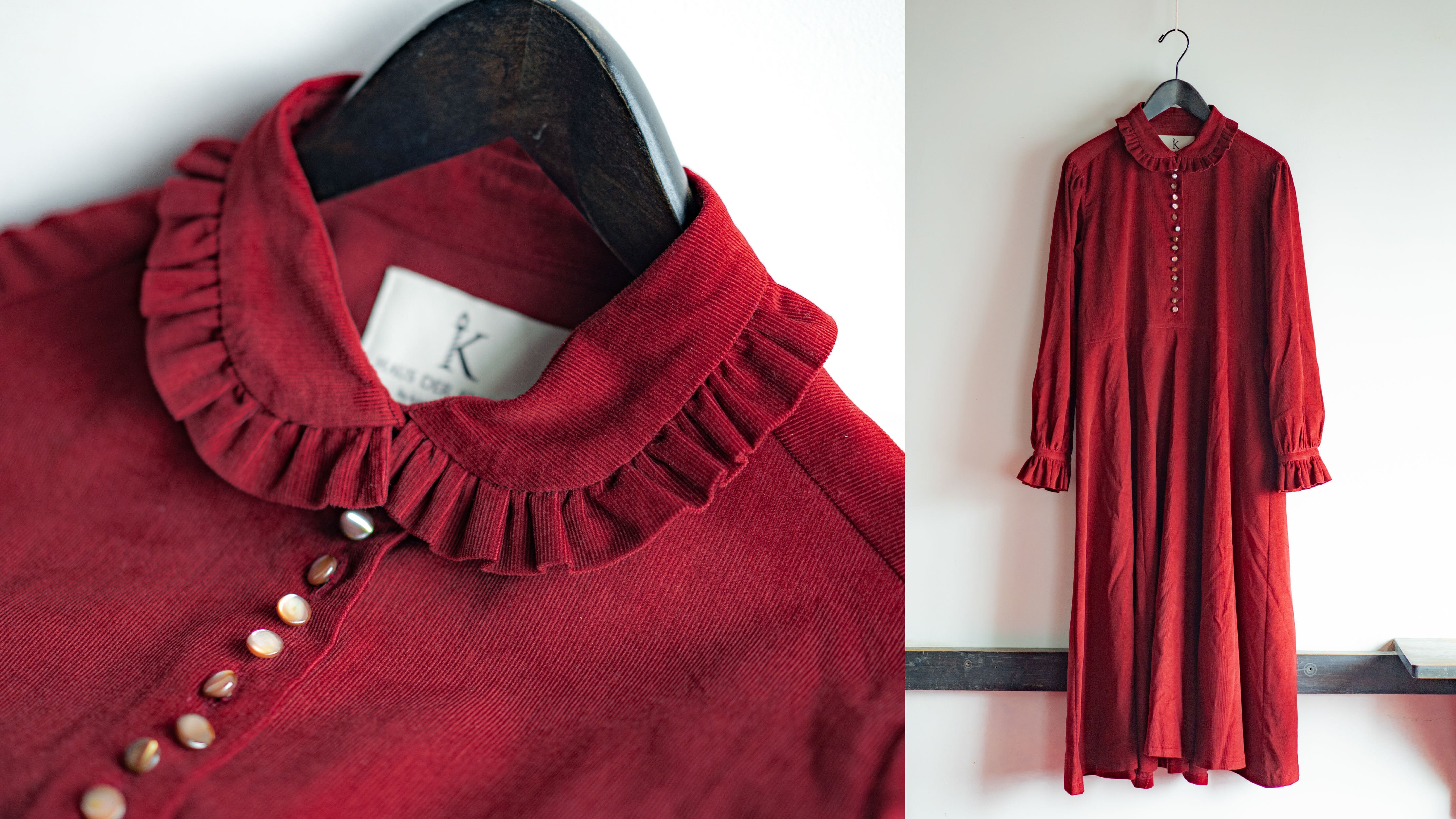 美品◆HAUS DER KUCHEN 木の実のワンピース 65e8ace146420ba1ee7a5bb2002331