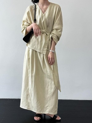 Natural Linen Wrap Set 3col＊S-04