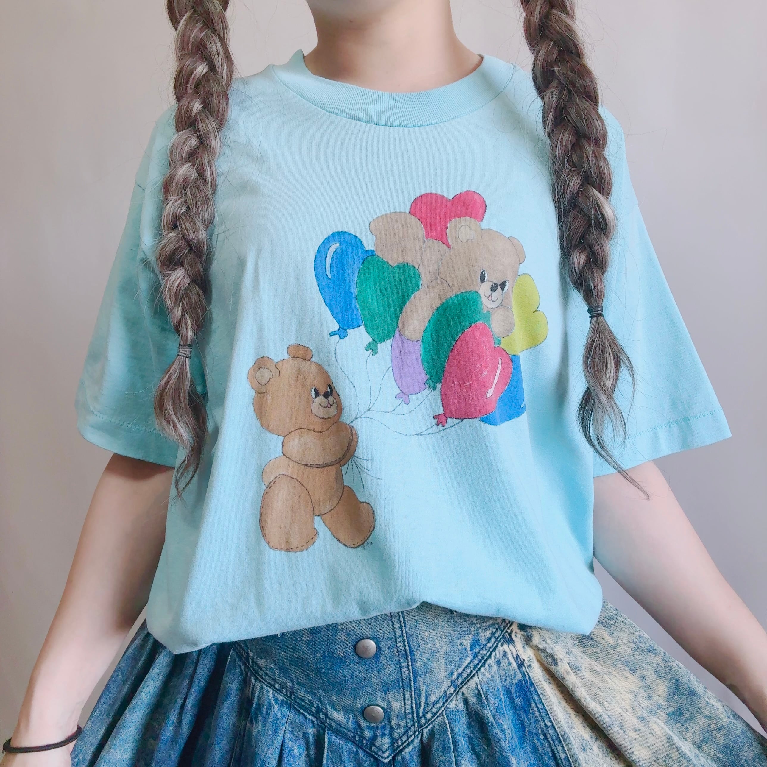 1980s-1990s USA vintage Teddy Bear T-shirt／アメリカ古着